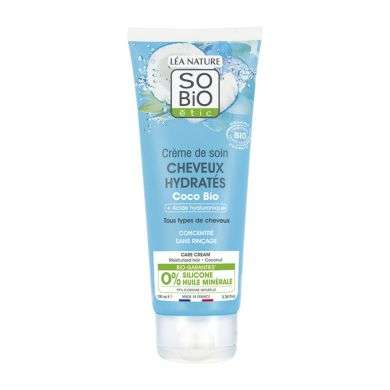 SO BIO CREME DE SOIN CHEVEUX HYDRATES COCO BIO 100 ML SO BIO CREME DE SOIN CHEVEUX HYDRATES COCO BIO 100 ML