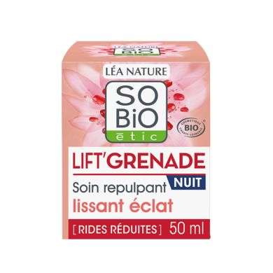 SO BIO LIFT GRENADE SOIN REPULPANT LISSANT ECLAT NUIT 50 ML SO BIO LIFT GRENADE SOIN REPULPANT LISSANT ECLAT NUIT 50 ML