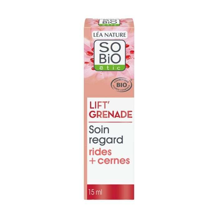 SO BIO LIFT GRENADE SOIN REGARD RIDES + CERNES 15 ML SO BIO LIFT GRENADE SOIN REGARD RIDES + CERNES 15 ML
