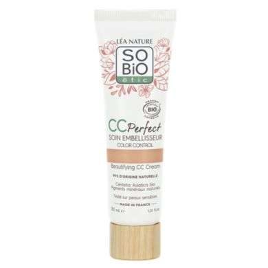 SO BIO CC PERFECT SOIN EMBELLISSEUR TEINTE 20 CLAIR 30 ML SO BIO CC PERFECT SOIN EMBELLISSEUR TEINTE 20 CLAIR 30 ML
