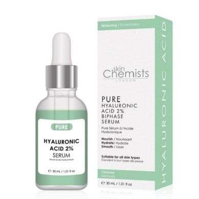 SKIN CHEMISTS PURE HYALURONIC ACID 2% BIPHASE SERUM 30 ML SKIN CHEMISTS PURE HYALURONIC ACID 2% BIPHASE SERUM 30 ML
