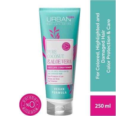 URBAN CARE PURE COCO ET ALOE VERAAPRES SHAMPOING CHEVEUX COLORES 250 ML URBAN CARE PURE COCO ET ALOE VERAAPRES SHAMPOING CHEVEUX COLORES 250 ML