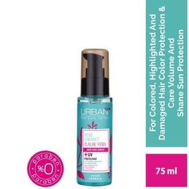 URBAN CARE PURE COCO ET ALOE VERA SERUM CHEVEUX COLORES 75 ML URBAN CARE PURE COCO ET ALOE VERA SERUM CHEVEUX COLORES 75 ML