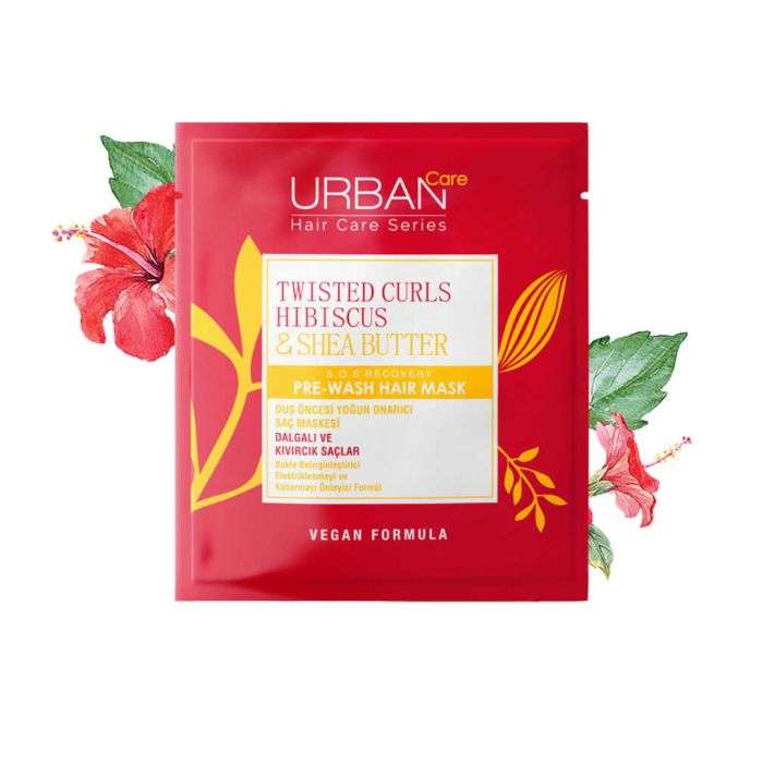 URBAN CARE TWISTED CURLS HIBISCUS ET BEURRE DE KARITE MASQUE 50 ML URBAN CARE TWISTED CURLS HIBISCUS ET BEURRE DE KARITE MASQUE 50 ML