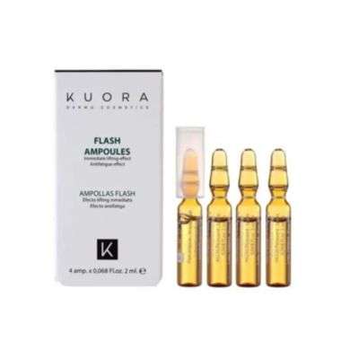 KUORA AMPOULE FLASH EFFET LIFTING IMMEDIAT 4 AMPOULES KUORA AMPOULE FLASH EFFET LIFTING IMMEDIAT 4 AMPOULES
