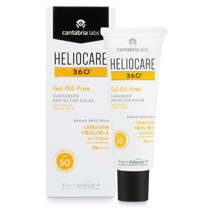 CANTABRIA HELIOCARE 360 GEL OIL FREE SPF 50+ 50 ML