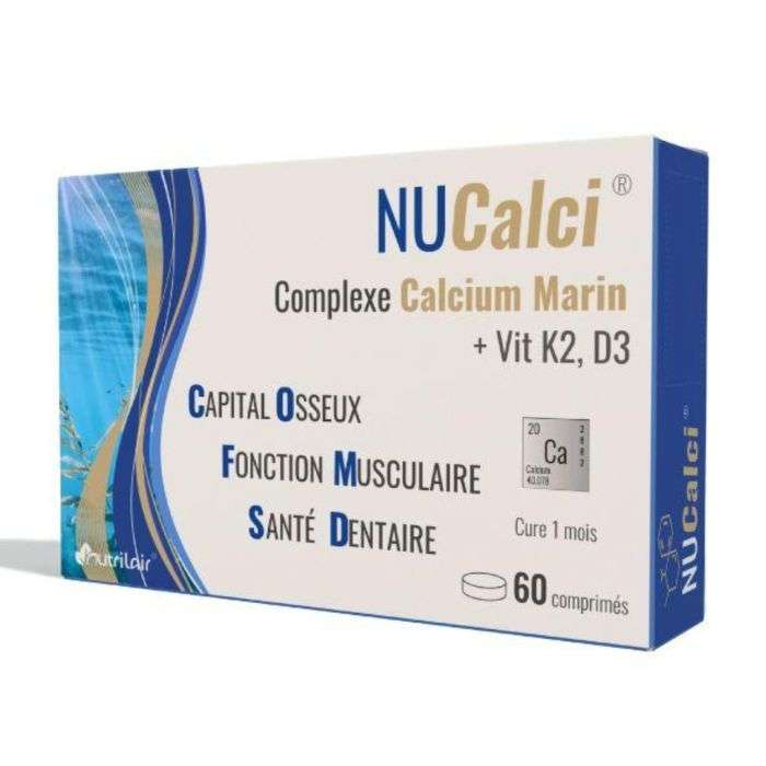 NUTRIMAX NUCALCI COMPLEXE CALCIUM MARIN 60 COMPRIMES NUTRIMAX NUCALCI COMPLEXE CALCIUM MARIN 60 COMPRIMES