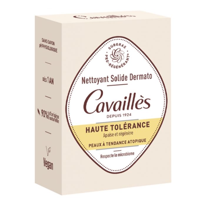 ROGE CAVAILLES NETTOYANT SOLIDE DERMATO HAUTE TOLERANCE PEAUX ATOPIQUES 100 G ROGE CAVAILLES NETTOYANT SOLIDE DERMATO HAUTE TOLERANCE PEAUX ATOPIQUES 100 G
