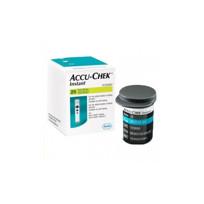 ACCU CHEK INSTANT BOITE DE 25 BANDELETTES ACCU CHEK INSTANT BOITE DE 25 BANDELETTES
