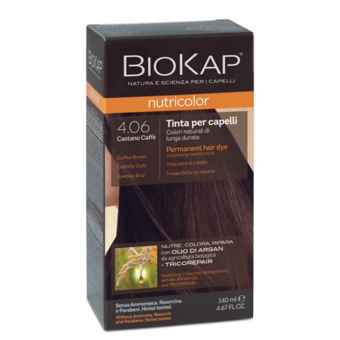 BIOKAP NUTRICOLOR 4.06 MARON CAFE