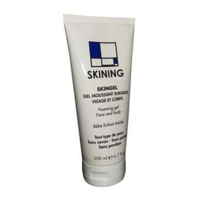 SKINING SKINGEL GEL MOUSSANT SURGRAS VISAGE ET CORPS 200 ML SKINING SKINGEL GEL MOUSSANT SURGRAS VISAGE ET CORPS 200 ML