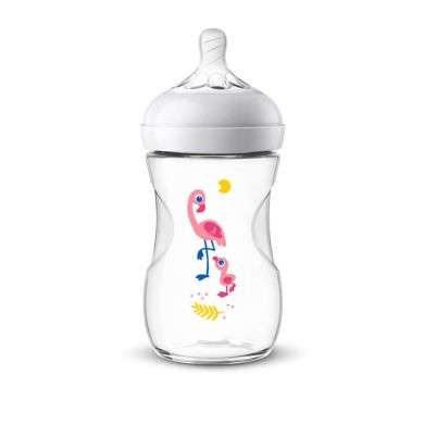 AVENT BIBERON NATURAL 2.0 9OZ FLAMINGO 260 ML 1 MOIS+ AVENT BIBERON NATURAL 2.0 9OZ FLAMINGO 260 ML 1 MOIS+