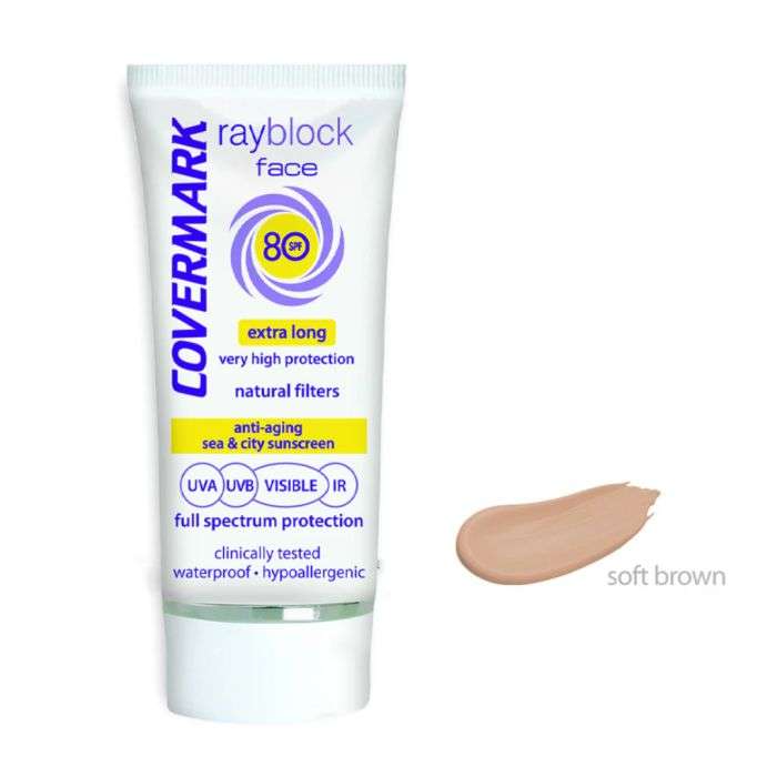 COVERMARK RAYBLOCK FACE SPF 80 +TEINTE MARRON CLAIR 50 ML COVERMARK RAYBLOCK FACE SPF 80 +TEINTE MARRON CLAIR 50 ML