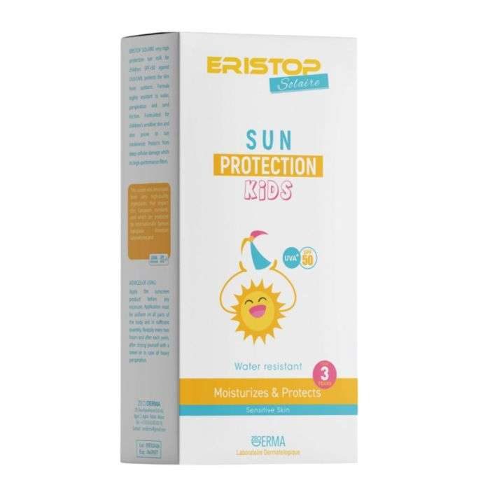 ERISTOP PROTECTION SOLAIRE ENFANTS SPF 50+DES 3 ANS 200 ML ERISTOP PROTECTION SOLAIRE ENFANTS SPF 50+DES 3 ANS 200 ML