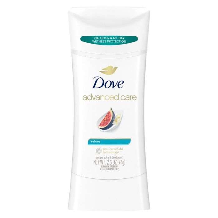 DOVE ADVANCED CARE RESTORE 74 G 72H DOVE ADVANCED CARE RESTORE 74 G 72H