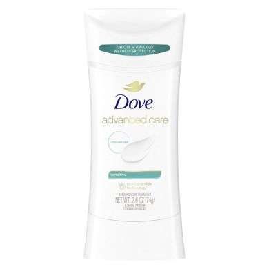 DOVE ADVANCED CARE SENSITIVE 74 G 72H DOVE ADVANCED CARE SENSITIVE 74 G 72H