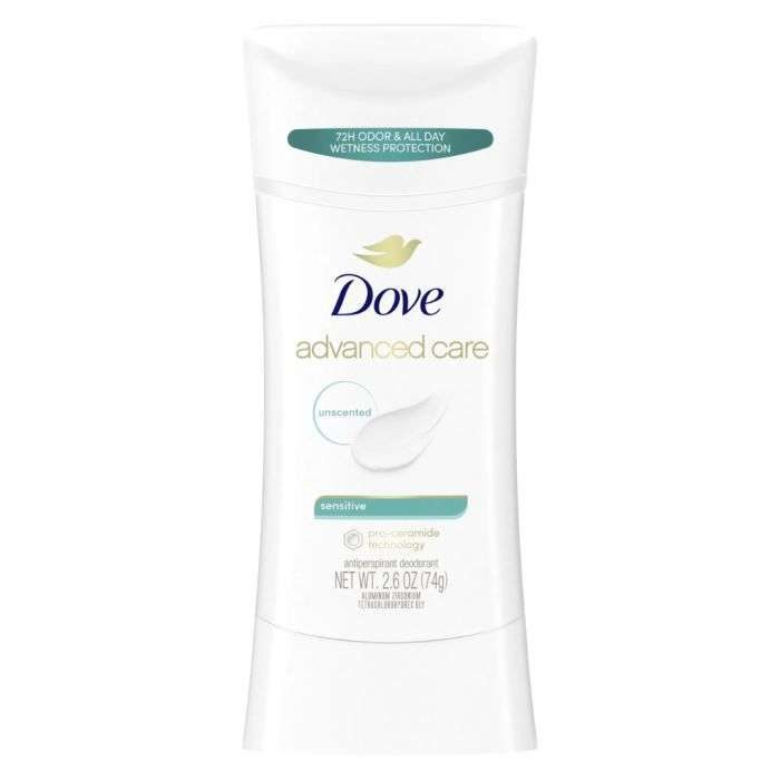 DOVE ADVANCED CARE SENSITIVE 74 G 72H DOVE ADVANCED CARE SENSITIVE 74 G 72H