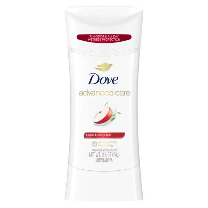 DOVE ADVANCED CARE APPLE AND WHITE TEA 74 G 72H DOVE ADVANCED CARE APPLE AND WHITE TEA 74 G 72H