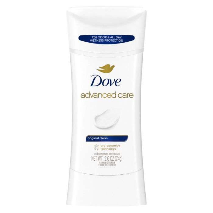 DOVE ADVANCED CARE ORIGINAL CLEAN 74G 72H DOVE ADVANCED CARE ORIGINAL CLEAN 74G 72H