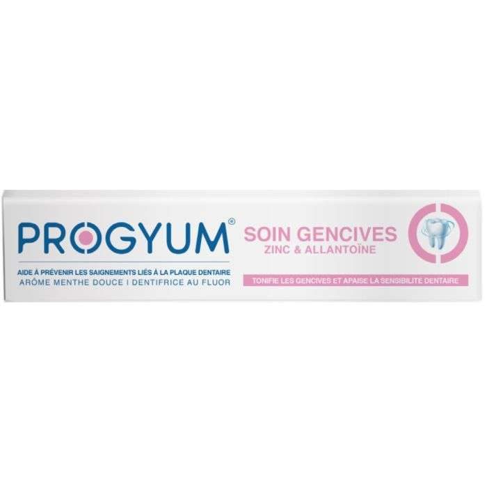PROGYUM DENTIFICE SOIN GENCIVES ZINC ET ALLANTOINE 75 ML PROGYUM DENTIFICE SOIN GENCIVES ZINC ET ALLANTOINE 75 ML