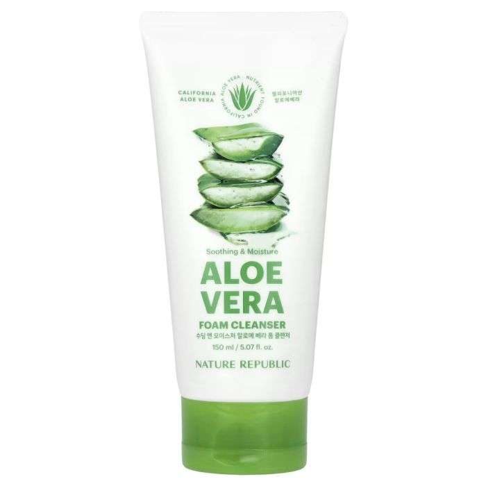NATURE REPUBLIC ALOE VERA MOUSSE NETTOYANTE 150 ML NATURE REPUBLIC ALOE VERA MOUSSE NETTOYANTE 150 ML