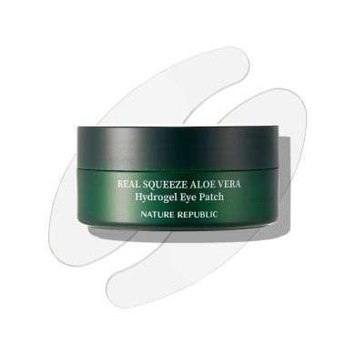 NATURE REPUBLIC REAL SQUEEZE ALOE VERA HYDROGEL EYE PATCH NATURE REPUBLIC REAL SQUEEZE ALOE VERA HYDROGEL EYE PATCH