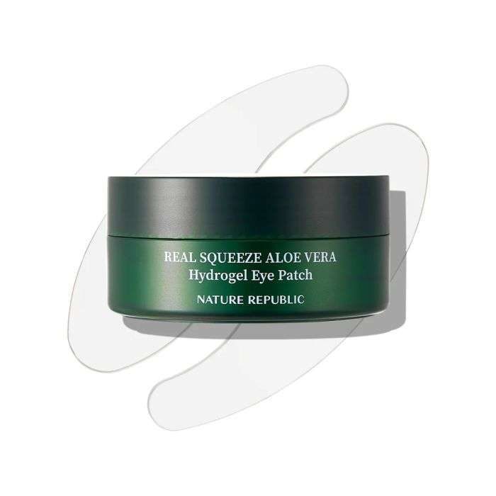 NATURE REPUBLIC REAL SQUEEZE ALOE VERA HYDROGEL EYE PATCH NATURE REPUBLIC REAL SQUEEZE ALOE VERA HYDROGEL EYE PATCH