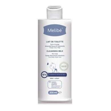 MELIBE LAIT DE TOILETTE SANS RINCAGE 200 ML MELIBE LAIT DE TOILETTE SANS RINCAGE 200 ML