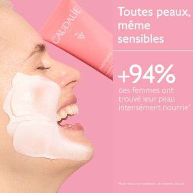 CAUDALIE VINOHYDRA MASQUE CREME HYDRATANT 75 ML CAUDALIE VINOHYDRA MASQUE CREME HYDRATANT 75 ML