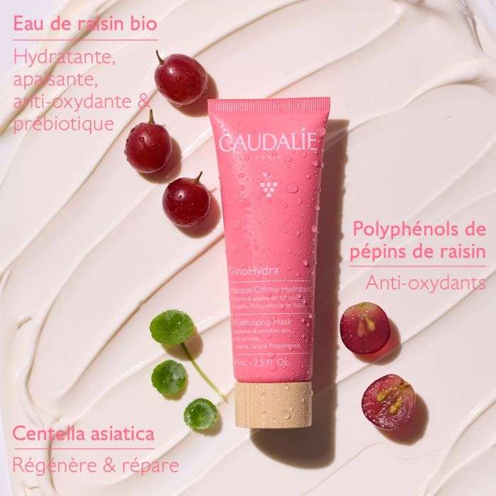 CAUDALIE VINOHYDRA MASQUE CREME HYDRATANT 75 ML CAUDALIE VINOHYDRA MASQUE CREME HYDRATANT 75 ML