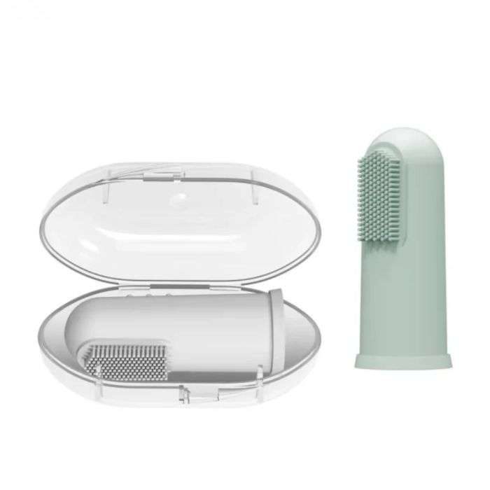 DR BROWNS BROSSE A DENTS EN SILICONE AVEC ETUI POUSSE DENTAIRE 3M+ DR BROWNS BROSSE A DENTS EN SILICONE AVEC ETUI POUSSE DENTAIRE 3M+