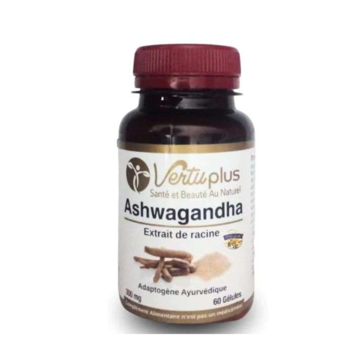 VERTUPLUS ASHWAGANDHA 60 GELULES 300 MG VERTUPLUS ASHWAGANDHA 60 GELULES 300 MG