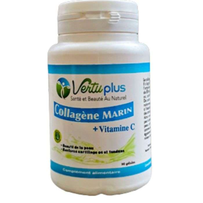 VERTUPLUS COLLAGENE MARIN + VITAMINE C 90 GELULE VERTUPLUS COLLAGENE MARIN + VITAMINE C 90 GELULE