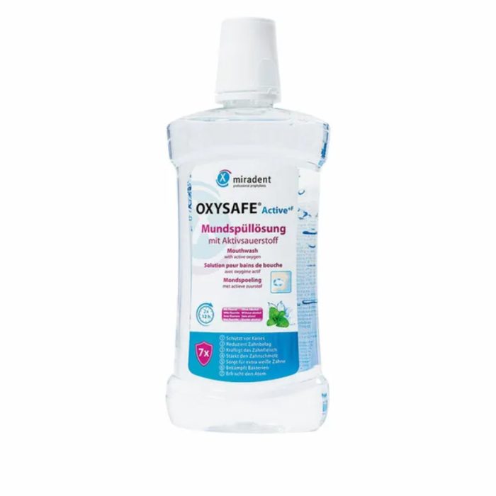 MIRADENT OXYSAFE ACTIVE BAIN DE BOUCHE 500 ML MIRADENT OXYSAFE ACTIVE BAIN DE BOUCHE 500 ML