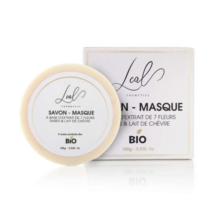 LEAL COSMETICS SAVON MASQUE BIO 100 G LEAL COSMETICS SAVON MASQUE BIO 100 G