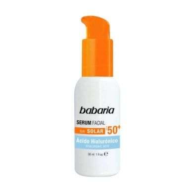 BABARIA SERUM VISAGE A L'ACIDE HYALURONIC SPF 50+ 30 ML BABARIA SERUM VISAGE A L'ACIDE HYALURONIC SPF 50+ 30 ML