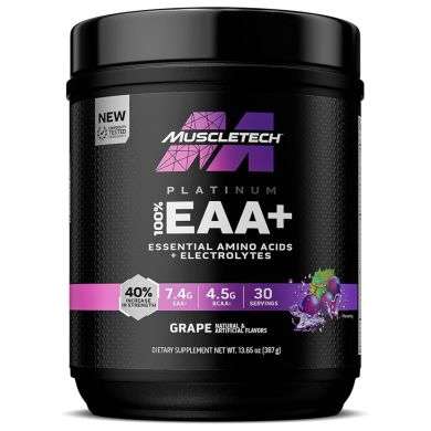 MUSCLETECH PLATINUM EAA+ ESSENTIAL AMINO ACIDS + ELECTROLYTES SAVEUR PUNCH AUX RAISIN 387 G MUSCLETECH PLATINUM EAA+ ESSENTIAL AMINO ACIDS + ELECTROLYTES SAVEUR PUNCH AUX RAISIN 387 G