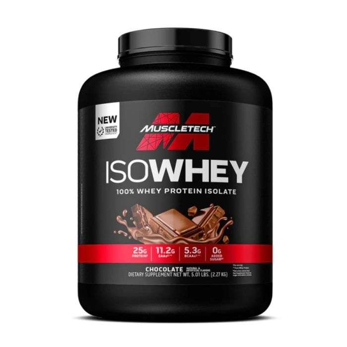 MUSCLETECH ISO WHEY 100% WHEY PROTEIN ISOLATE 2.27 KG SAVEUR CHOCOLAT MUSCLETECH ISO WHEY 100% WHEY PROTEIN ISOLATE 2.27 KG SAVEUR CHOCOLAT