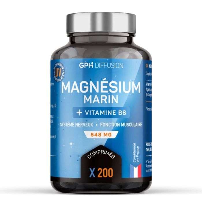 GPH MAGNESIUM MARIN + VITAMINE B6 200 GELULES
