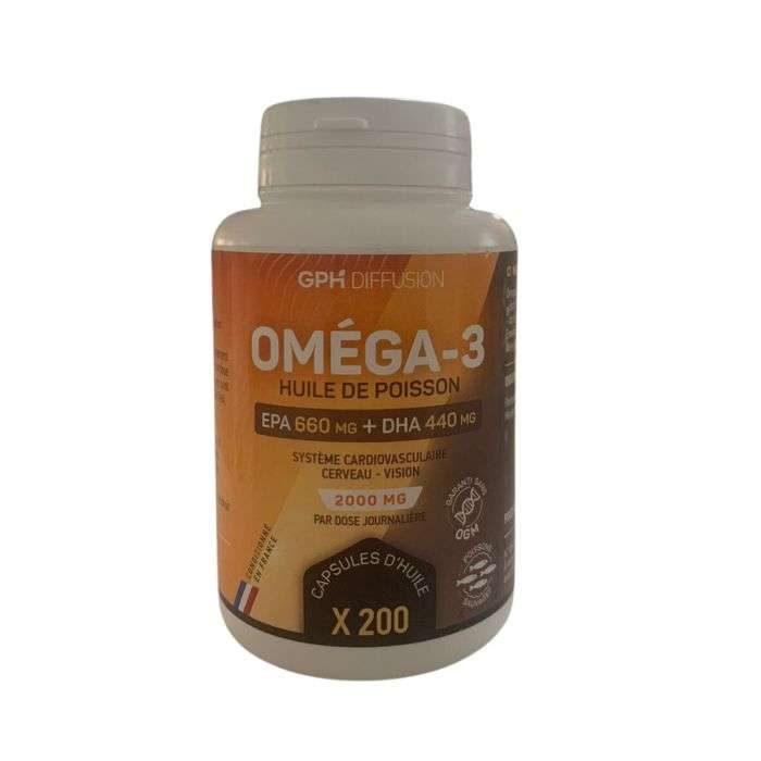 GPH DIFFUSION OMEGA 3 2000 MG 200 CAPSULES