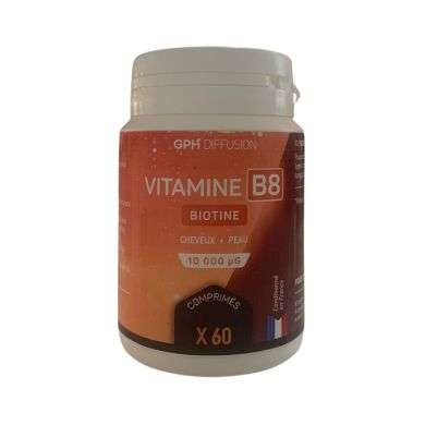 GPH VITAMINE B8 BIOTINE 60 gelules