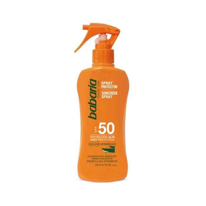 BABARIA SPRAY PROTECTEUR SPF 50 200ML BABARIA SPRAY PROTECTEUR SPF 50 200ML