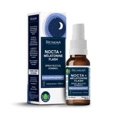 DIETAROMA NOCTA+MELATONINE FLASH SPRAY BUCCAL SOMMEIL 30 ML DIETAROMA NOCTA+MELATONINE FLASH SPRAY BUCCAL SOMMEIL 30 ML