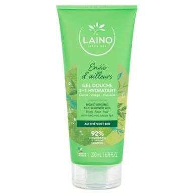 LAINO GEL DOUCHE 3 EN 1 HYDRATANT ENVIE D AILLEUR 200 ML LAINO GEL DOUCHE 3 EN 1 HYDRATANT ENVIE D AILLEUR 200 ML