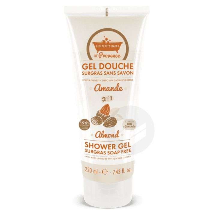 LES PETITS BAINS DE PROVENCE GEL DOUCHE SURGRAS SANS SAVON AMANDE 220 ML LES PETITS BAINS DE PROVENCE GEL DOUCHE SURGRAS SANS SAVON AMANDE 220 ML