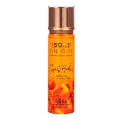 MISS SO UNIQUE SPRAY CORPS SWEET AMBER 150 ML MISS SO UNIQUE SPRAY CORPS SWEET AMBER 150 ML
