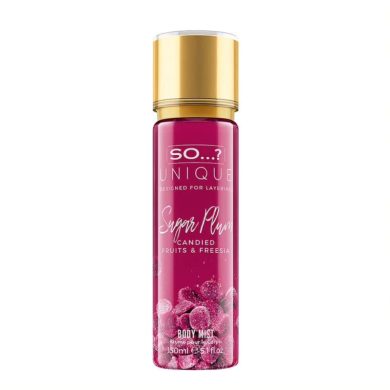 MISS SO UNIQUE SPRAY CORPS SUGAR PLUM CANDIED FRUITS AND FREESIA 150 ML MISS SO UNIQUE SPRAY CORPS SUGAR PLUM CANDIED FRUITS AND FREESIA 150 ML
