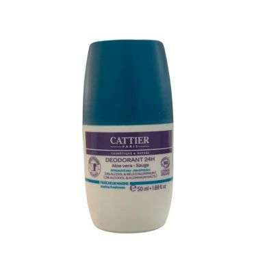 CATTIER DEODORANT FRAICHEUR MARINE ALOE VERA ET SAUGE 50 ML CATTIER DEODORANT FRAICHEUR MARINE ALOE VERA ET SAUGE 50 ML
