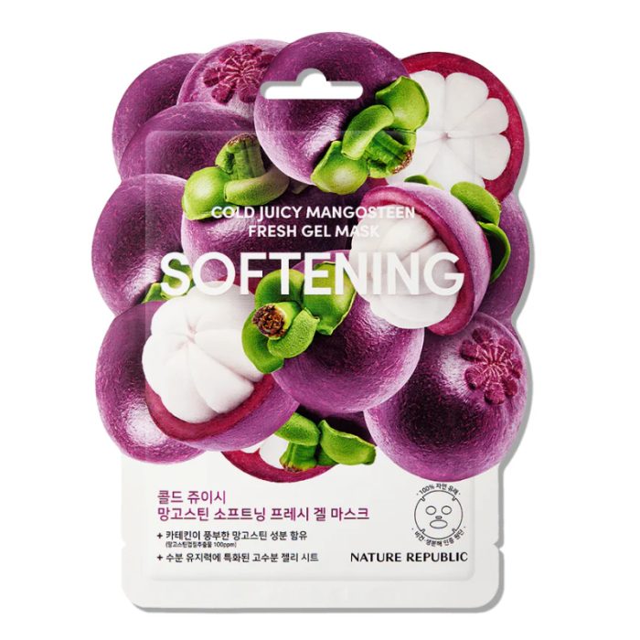 NATURE REPUBLIC COLD JUICE MANGOSTEEN FRESH GEL MASK SOFTENING NATURE REPUBLIC COLD JUICE MANGOSTEEN FRESH GEL MASK SOFTENING