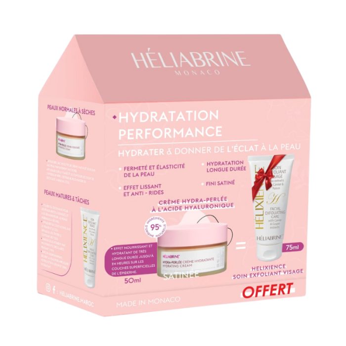 HELIABRINE HYDRA PERLEE CREME HYDRATANTE 50 ML ET HELIXIENCE SOIN E...